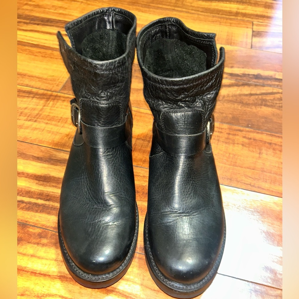 Frye Veronica Buckle Ankle Booties